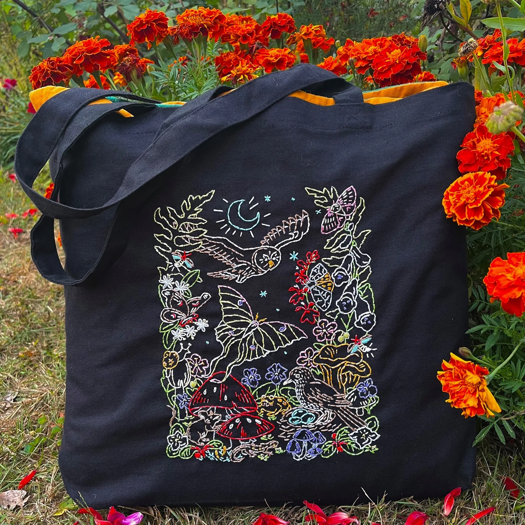 Midnight Garden Stitch a Tote